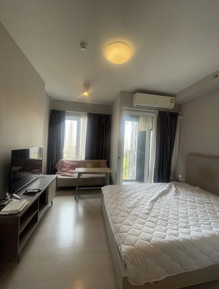 Condo for sale: Chapter One Eco Ratchada–HuaiKhwang, high floor unit, fully furnished, beautiful view, good ventilation. Book now!