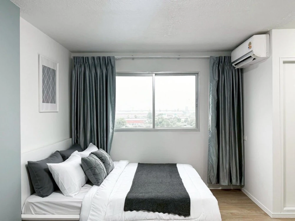 Condo for sale: Lumpini Condo Town Romklao-Suvarnabhumi, ready to move in, fully furnished, reserve now++