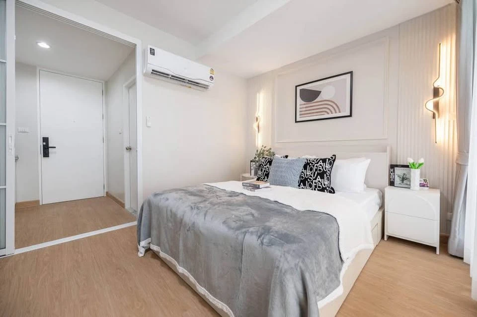 For sale: City Room Ratchada-Sutthisan, very bright and comfortable room, nice decoration, complete furniture + electrical appliances, ready to move i