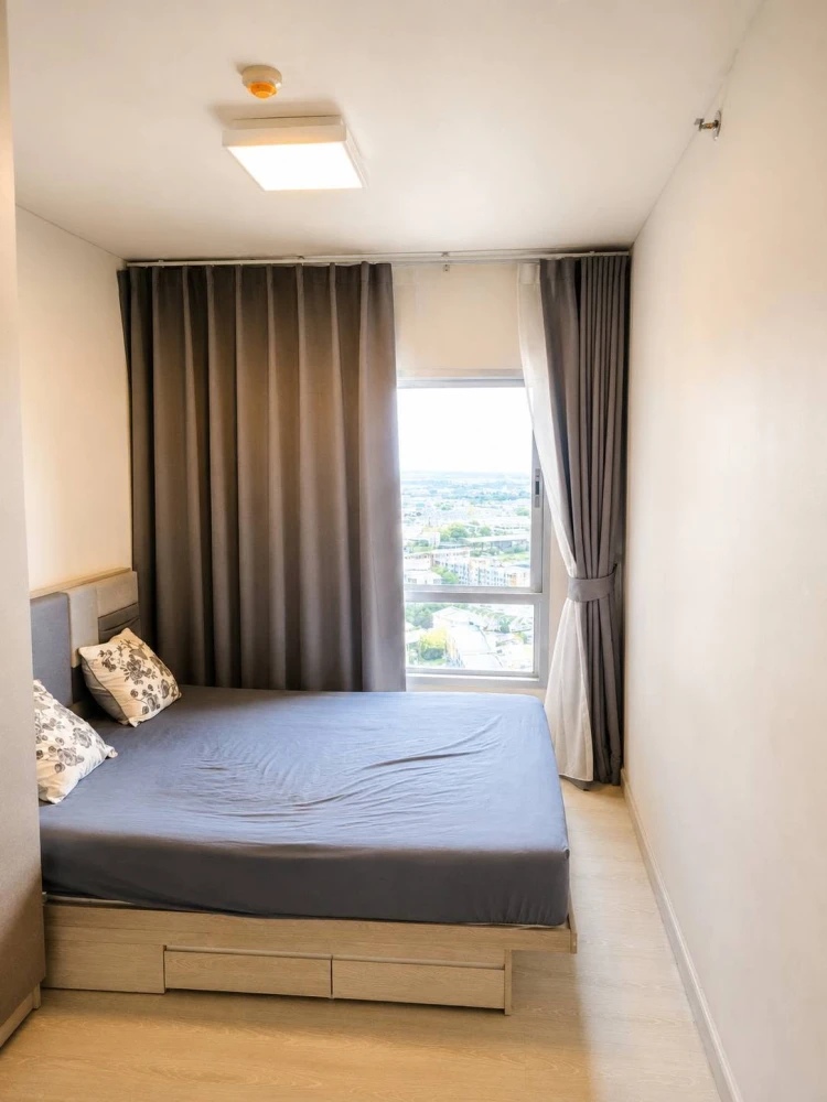 For sale: Niche ID Pakkret Station, 25th floor, street view, fully furnished. Just bring your belongings and move in!