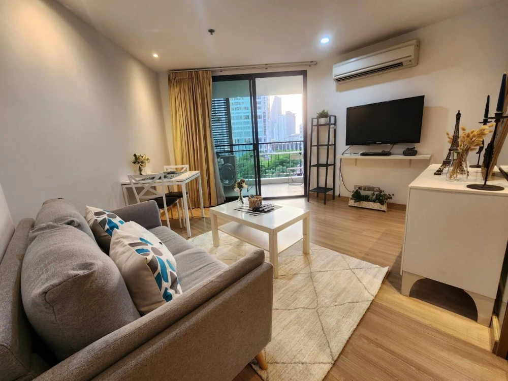 For sale: Fifty Nine Heritage Sukhumvit 59, 6th floor, Building A, beautiful view, no buildings blocking, fully furnished with electrical appliances,