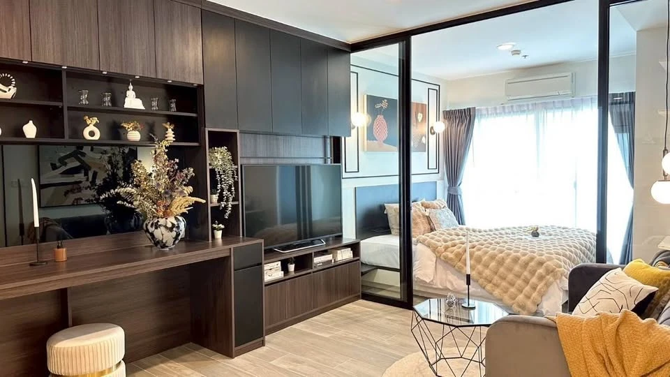 For sale: Fuse Miti Ratchada-Sutthisan, comfortable room, not cramped, room size 34.6 sq m., 8th floor, hurry and reserve before it's gone.