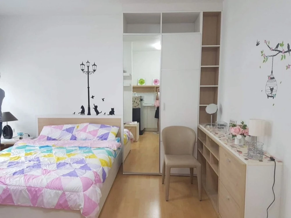 For sale or rent: My Condo Lat Phrao 27, Studio room, 25.34 sq m, warm atmosphere, nice to live in, hurry and reserve now.