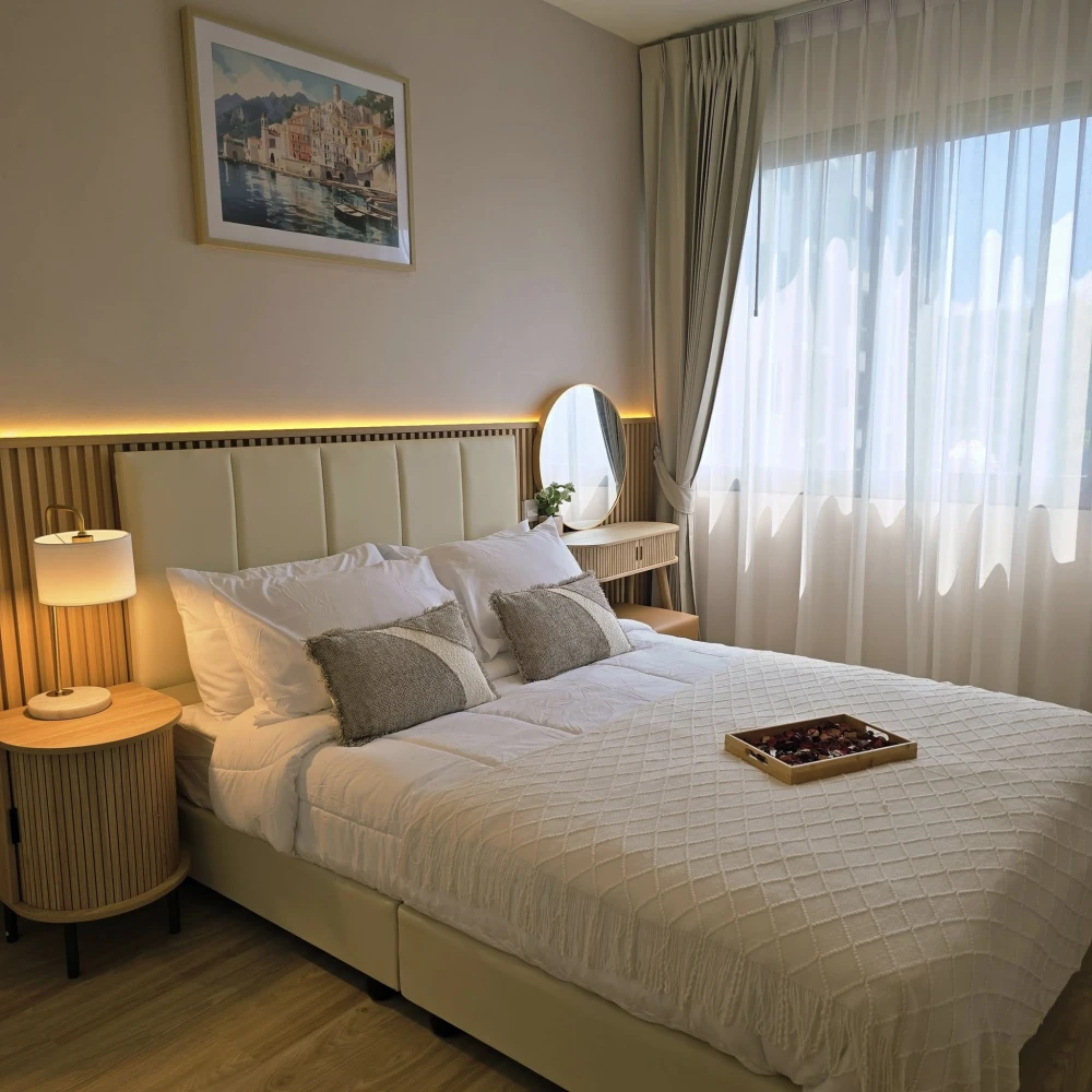 For sale: Unixx South Pattaya, a lovely room with excellent built-in furniture and fully furnished. Just bring your suitcase and move in! Reserve now!
