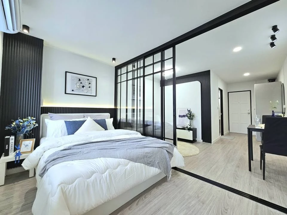 For sale: Ratchada Prestige Lat Phrao 48, swimming pool view, decorated to look good and very livable, everything as shown in the picture is included,