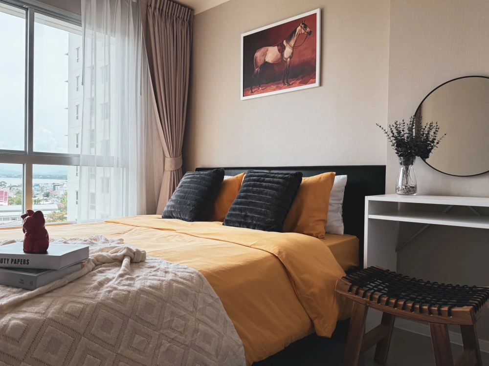 For sale: Lumpini Ville Naklua-Wong Amat, ready to move in, fully furnished, high floor, reserve now.