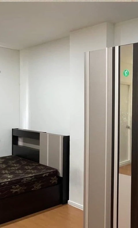 For sale: Lumpini Township Rangsit Khlong 1, studio room, Building B7, 1st floor, room in good condition, air-conditioner provided. Must reserve this