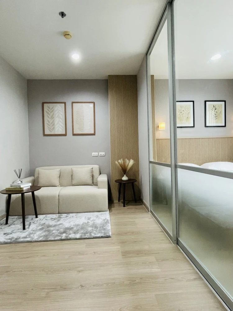 For sale: Unit at Lumpini Nawamin-Sri Burapha. Beautiful, minimalist-style interior—simple, clean, and soothing. Features an open, airy view with no o