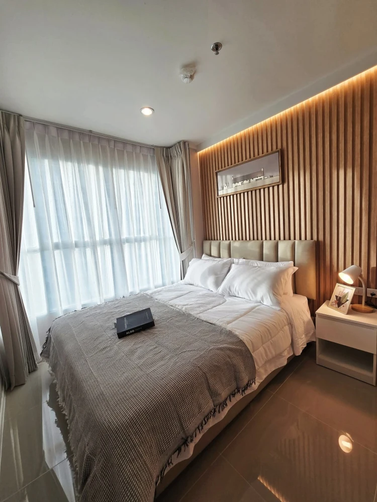 For sale: Lumpini Park Beach Jomtien, Building B, 14th floor, 2 bedrooms, 2 bathrooms, built-in decoration in a minimalist style, reserve now.