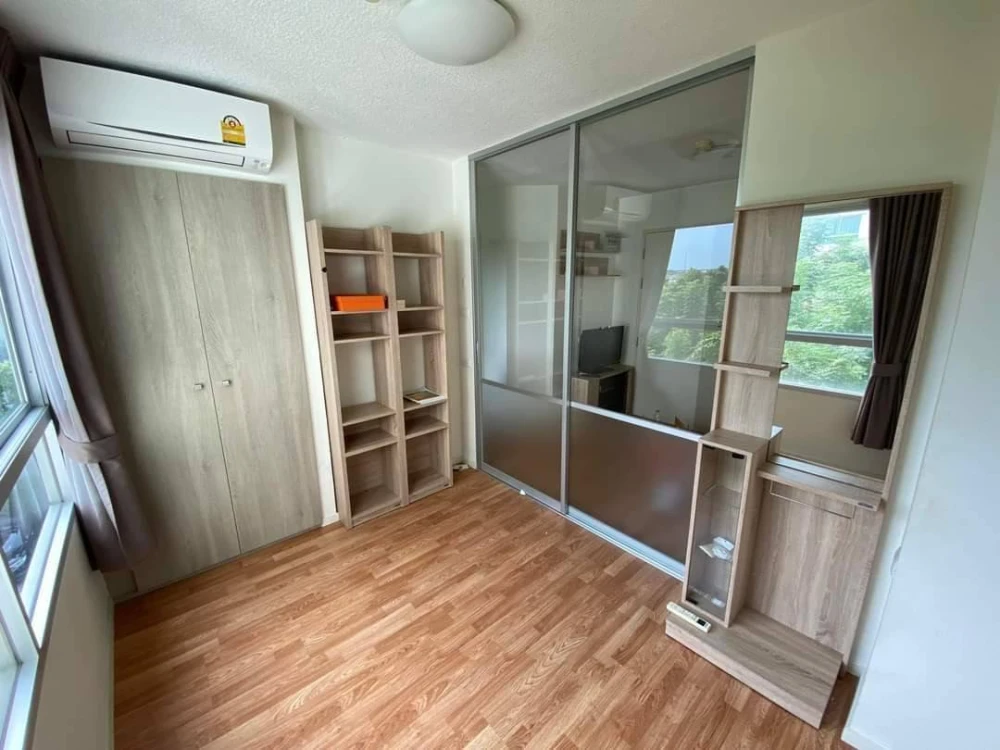 For sale: Lumpini Ville On Nut - Lat Krabang 2, size 21 sq m., Building B, 4th floor, clean, airy room, very beautiful condition, book first, get it f