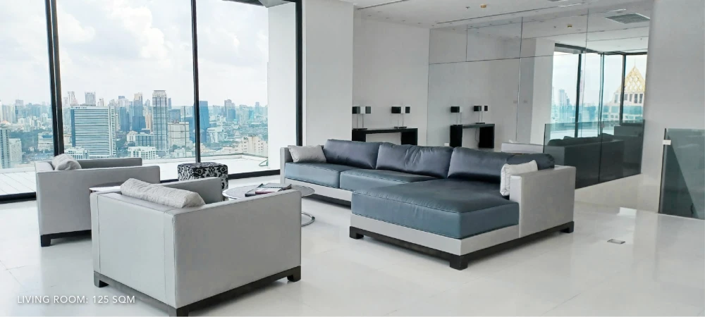 For sale, exclusive duplex penthouse at SATHORN GARDEN, stunning city view, grab it now!