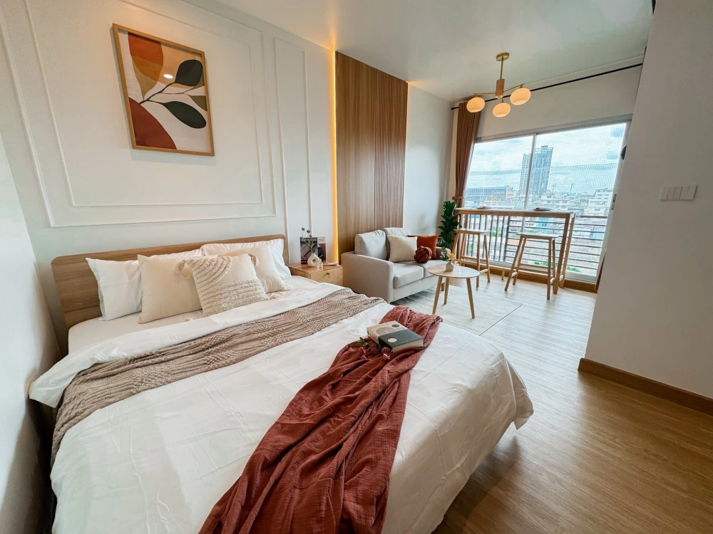 For sale: The Seed Sathorn-Taksin, beautiful open view / kitchen and balcony, separate, well-decorated, comfortable to live in. Book now!