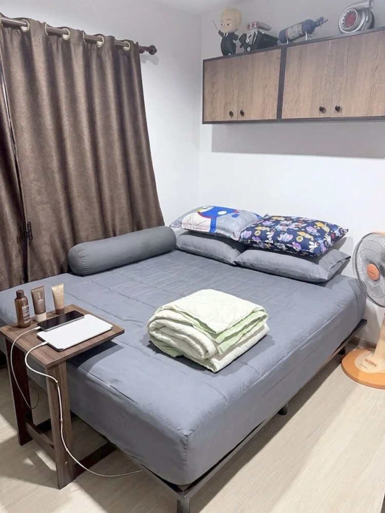 For sale: The Prop Condo, Chaengwattana 12, 2nd floor. Good condition unit, fully furnished, ready to move in.