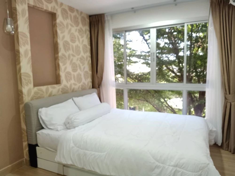 For sale: Natureza Art, North Pattaya, 3rd floor, garden view, wallpapered throughout, fully furnished, clean, quiet, suitable for living.