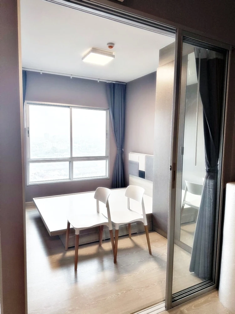 For sale or rent!! Niche ID Pakkret Station Condo, 16th floor, swimming pool view, beautiful and comfortable room, great price, reserve now!!
