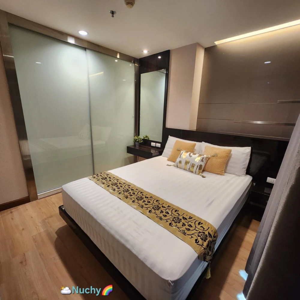 Condo for sale or rent LPN Park Riverside-Rama3 The entire room is decorated with built-in furniture. Hurry and reserve now.