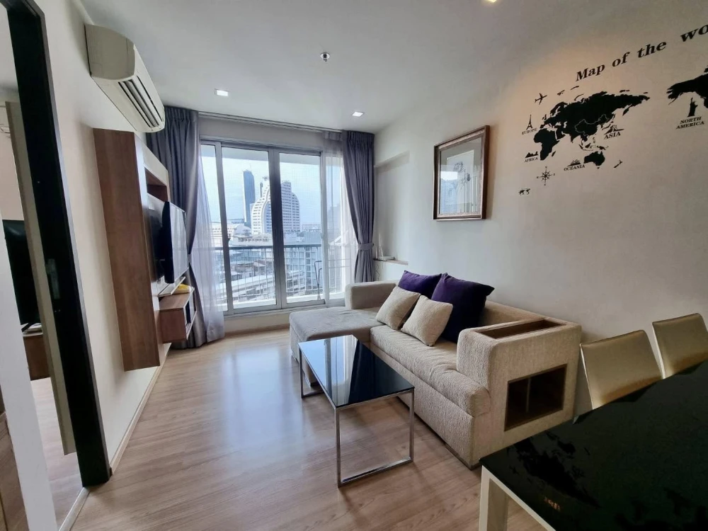 For sale, for rent, Rhythm Sathorn condo, ready to move in, complete facilities, hurry up and reserve, don't miss out.