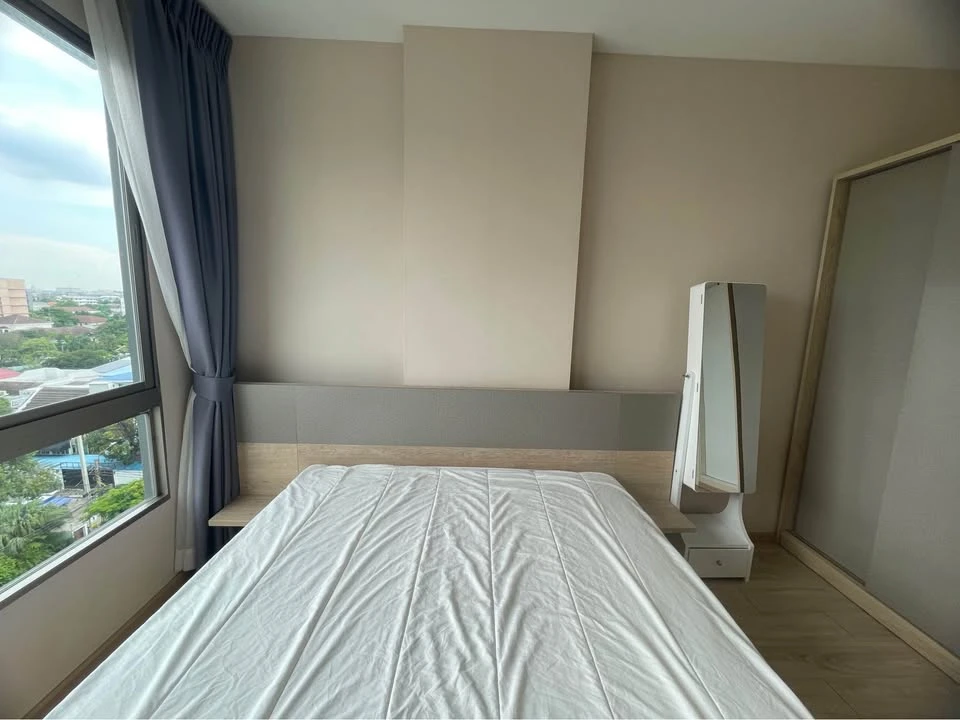 For sale, for rent, Feel Condo Lat Phrao 33, 7th floor, top floor, quiet atmosphere, suitable for relaxation, ready, don't wait.