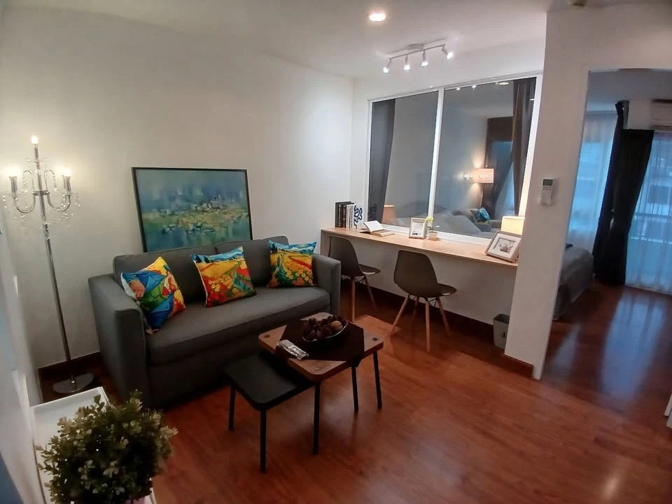 For sale, for rent, Surawong City Resort, 6th floor, city view, Mahanakhon Building, fully furnished, if you don't book, you'll really miss out.