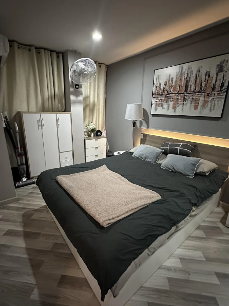 For sale or rent: Vento Condo Kaset-Nawamin. Beautifully decorated room with a theme. Comes with complete furniture. Ready to move in.