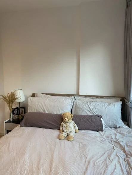 For sale or rent: iCondo Serithai Green Space, 2nd floor, Building A (same building as the management office and common areas). Reservation required.