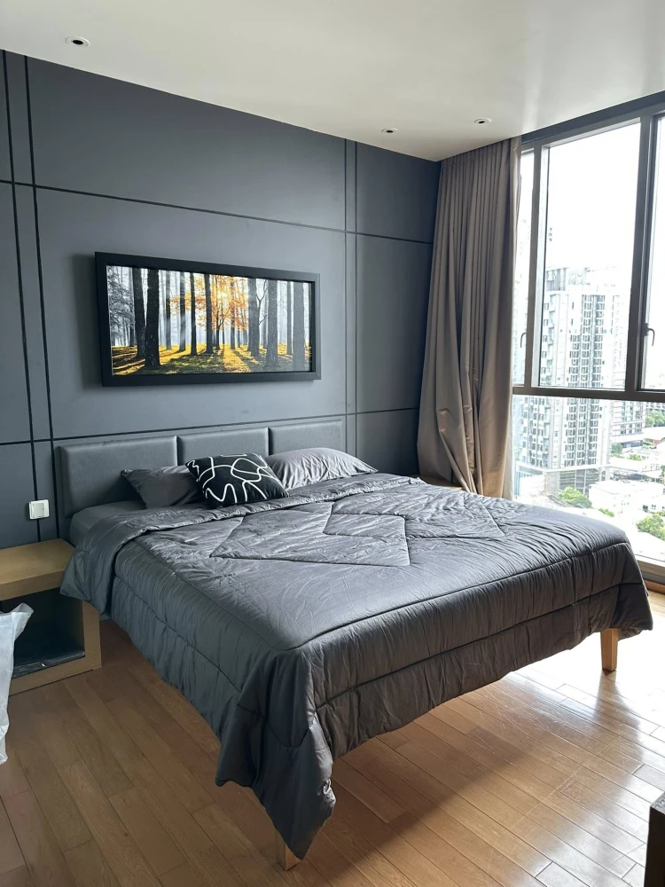 For sale or rent: AEQUA Sukhumvit 49, beautifully decorated room with a theme, good location, comes with complete facilities, reserve now.