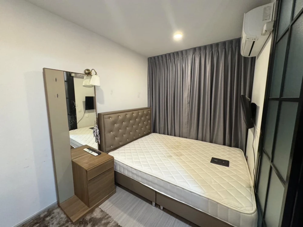 For sale, for rent, Aspire Asoke-Ratchada, Building E, 3rd floor, size 26 sq m., partitioned room area, fully furnished, ready to move in