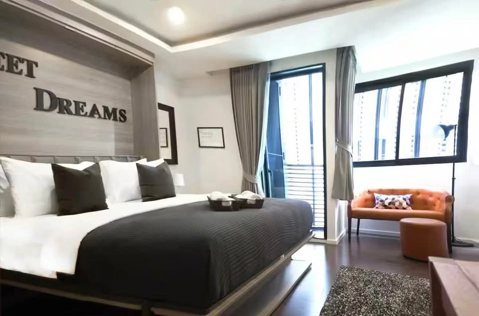For sale or rent: Circle rein Sukhumvit 12, an 8-story low-rise building with built-in furniture. Reserve now!