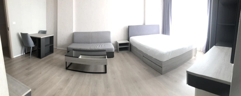 For sale or rent: dcondo Campus Dome Rangsit, studio room, 5th floor, fully furnished. Book now!