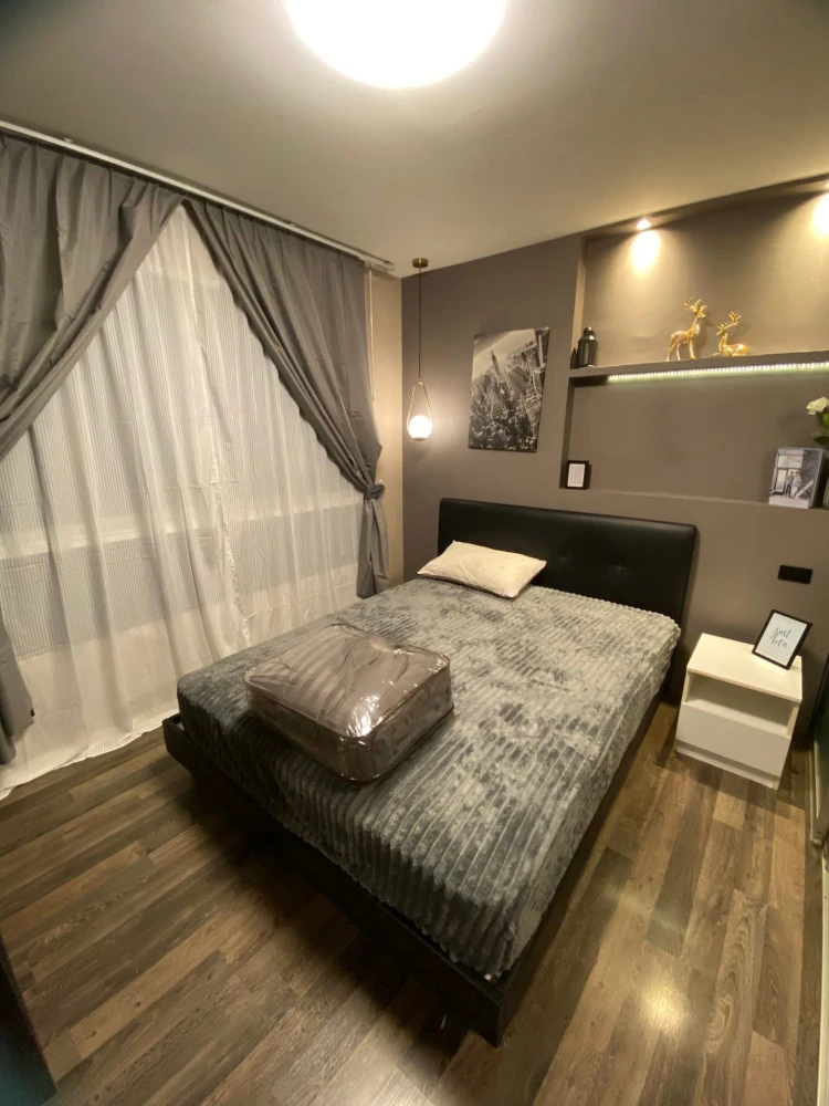 For sale or rent: Dcondo Sukhumvit 109, 3rd floor, lovely unit with stylish, coordinated decor. Prime location. Book now!