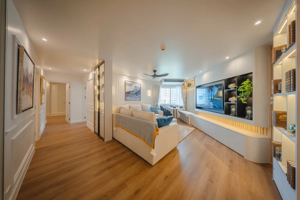For sale or rent: Fortune Condo Town 2. Beautifully decorated unit with built-in furniture throughout. Pool view. Spacious living area. Don't miss out