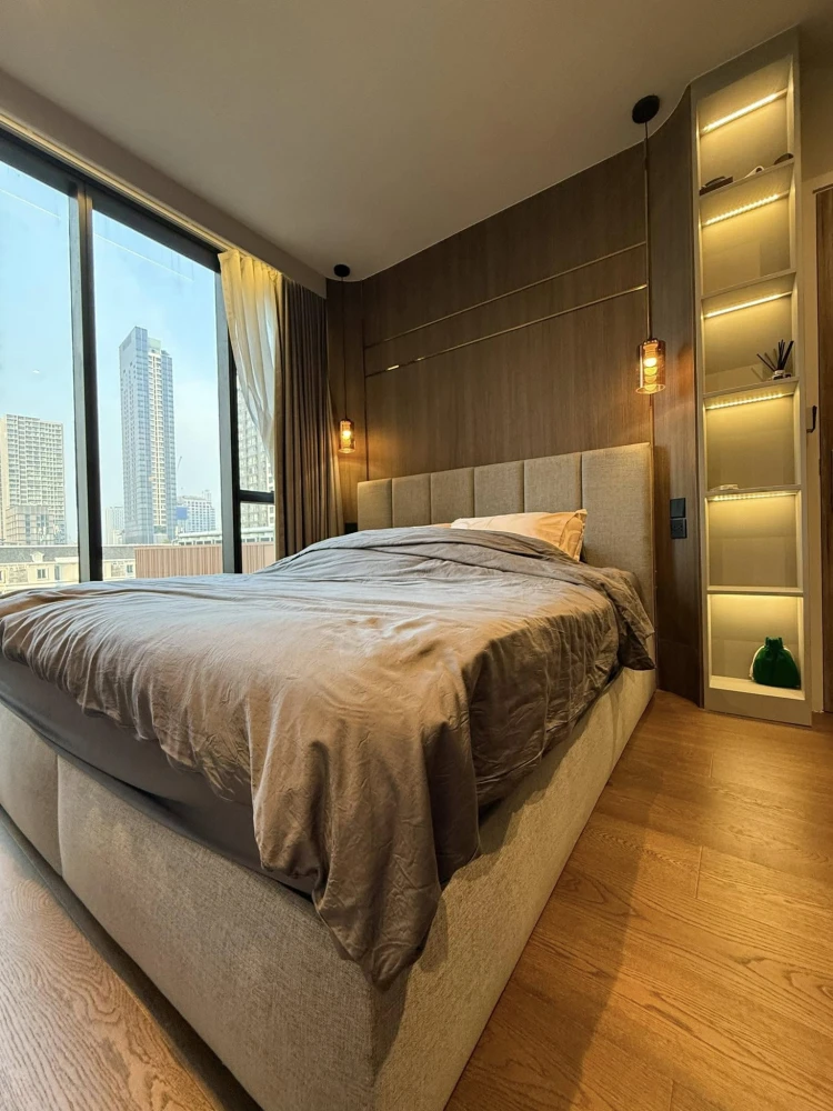 For sale, for rent, ideo q sukhumvit 36, decorated room, built-in work throughout the room, corner room, private building, book first, get it first.