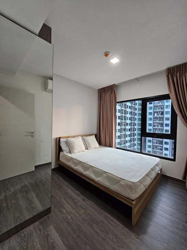 For sale, for rent, Kensington Sukhumvit-Theparak, corner room, swimming pool view, 31st floor, quiet atmosphere, very suitable for relaxation, must h