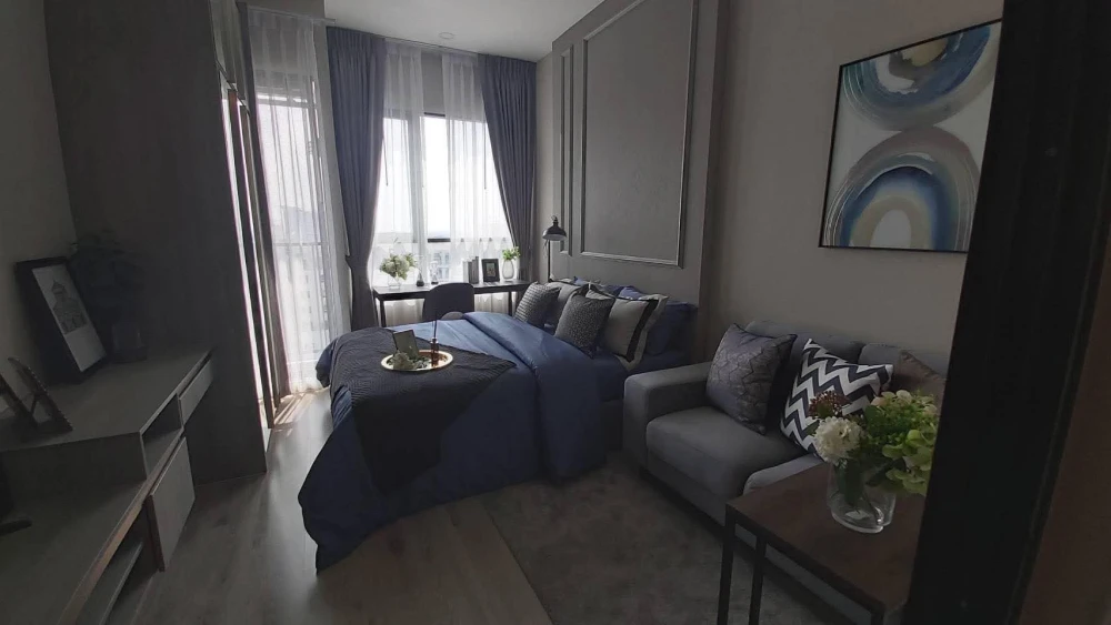 For sale, for rent, Knightsbridge Collage Ramkhamhaeng, 21st floor, beautiful room, clean, quiet, not noisy. I must say that you must book.