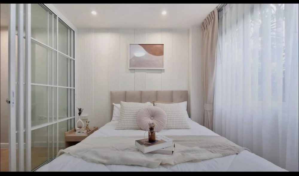 For sale, for rent LUMPINI CONDOTOWN RAMINDRA - LAKSI, beautifully decorated room, tone control, comes with complete facilities, don't miss it.