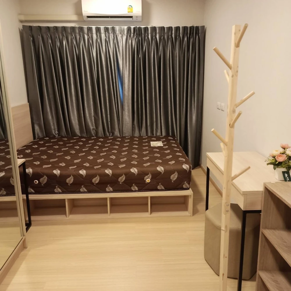 For sale, for rent Plum Condo Rangsit Alive 1 room decorated in a minimalist style, nice to live in, fully furnished, hurry or you'll miss out.