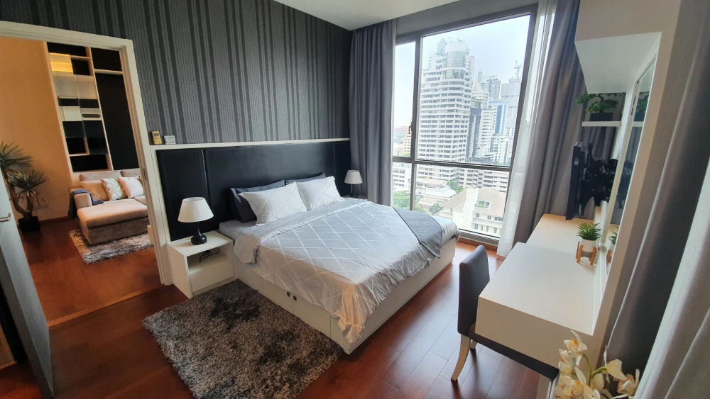 For sale or rent: Quattro by Sansiri, 12A floor, corner room, open city view, fully equipped with amenities. Reserve now!