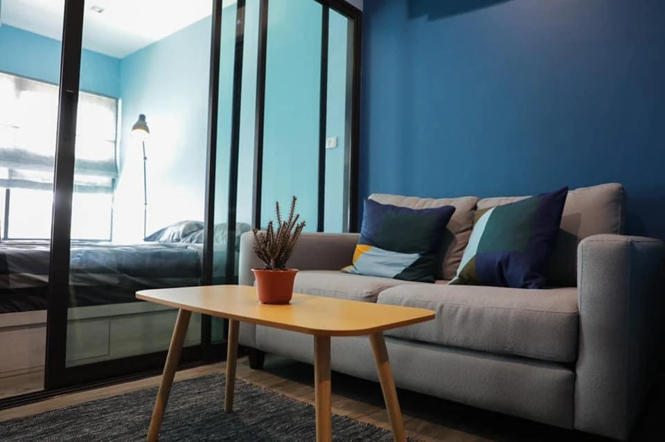 For sale or rent: Rich Park Terminal Phaholyothin 59, 8th floor, fully furnished, ready to move in. Book now!