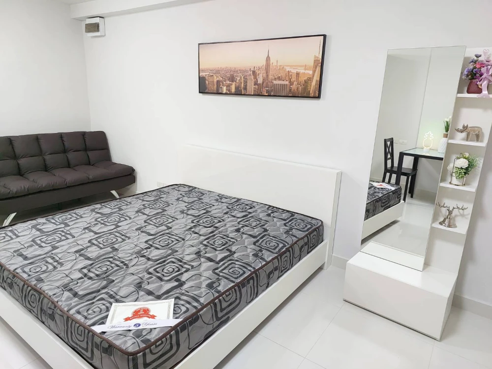 For sale or rent: Supalai City Home Ratchada, 7th floor, fully furnished. Book now!