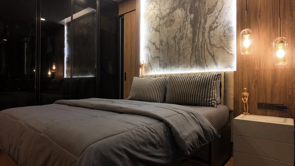 For sale, for rent, Supalai Premier Charoen Nakhon, corner room, quiet, private, not near the elevator, not near the garbage, beautifully decorated,