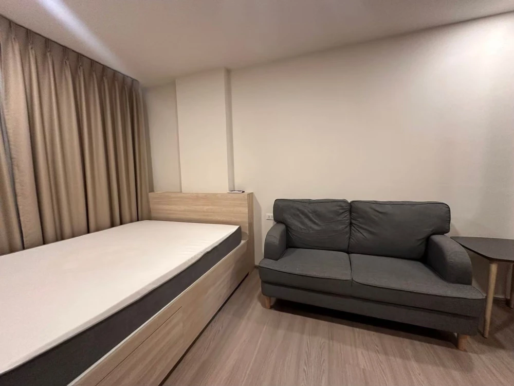 For sale, for rent, The Muve Bangkhae, 1 bedroom, 1 bathroom, fully furnished, just bring your bags and move in.