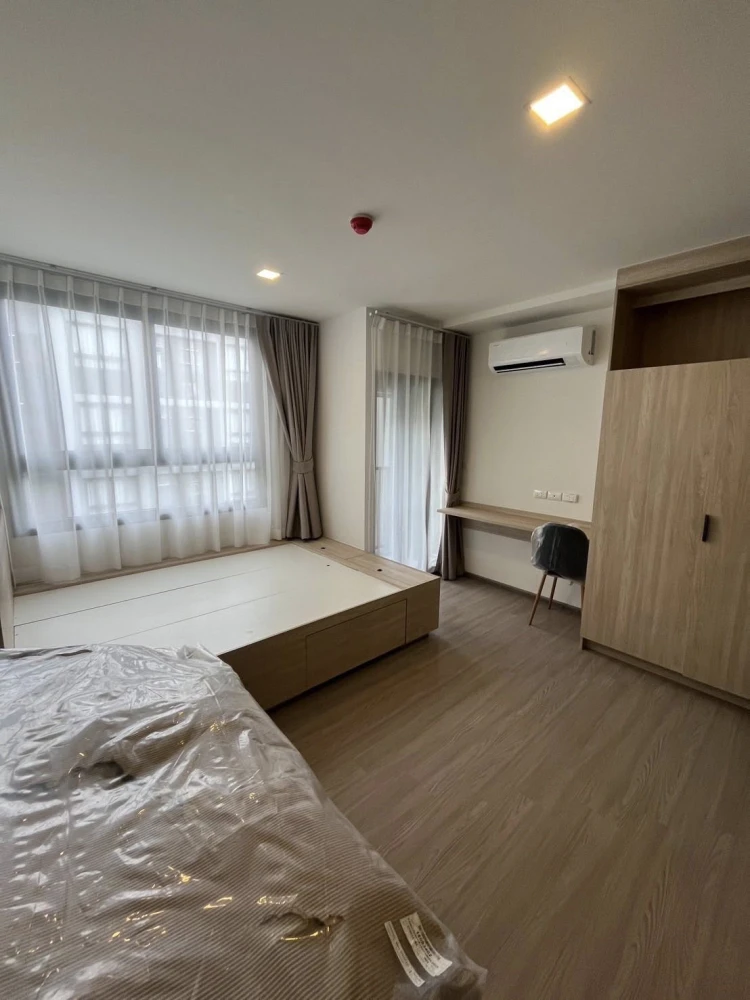For sale or rent: The Muve Pradipat, 1 bedroom, 1 bathroom, fully furnished, garden view. Book now!