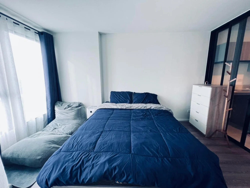 For sale, for rent, The origin ramintra 83 station, 5th floor, quiet atmosphere, Fully Fitted room from the project, you can't miss booking.