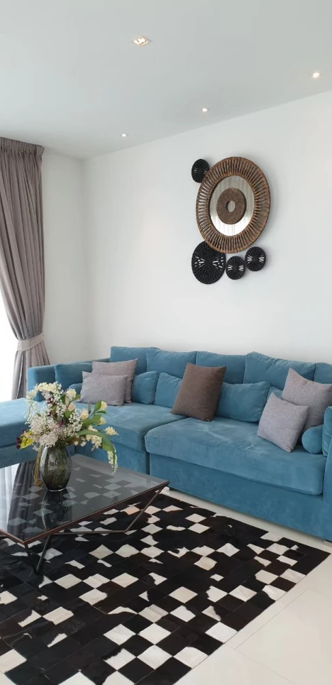For sale, for rent, The Sanctuary Wong Amat (North Pattaya), private room, very large room, good furniture, book now, don't hesitate.