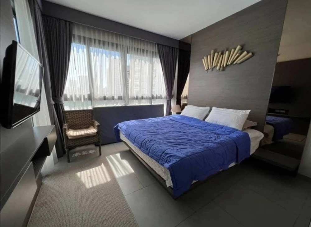 For sale or rent: Zire Wongamat (North Pattaya), fully furnished, 1 bedroom, 1 bathroom, ready to move in.