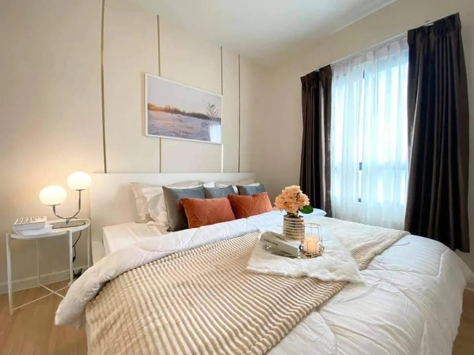 Selling Condolette Ratchada 36, ​​unit 624. Beautiful, ready to move in. Corner unit in a quiet and private zone. Don't miss out!