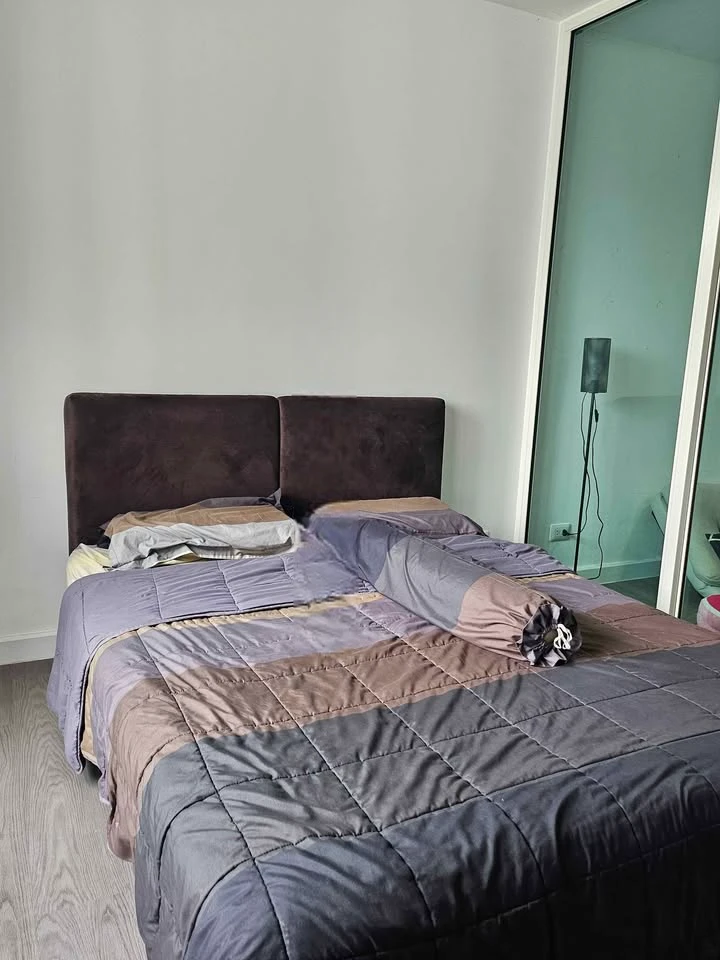 For sale: A Space ID Asoke-Ratchada, beautiful room, city view, fully furnished, ready to move in.