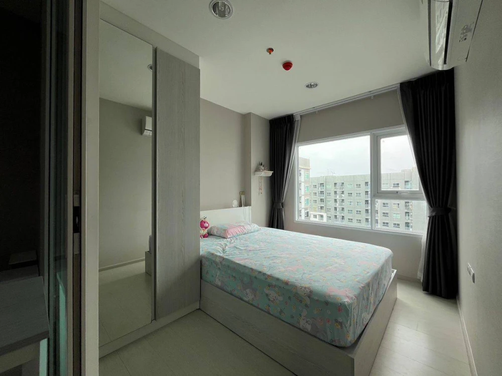 Aspire Erawan One Bed Plus for sale, swimming pool and river view, open view, not stuffy, cool breeze, reserve now.