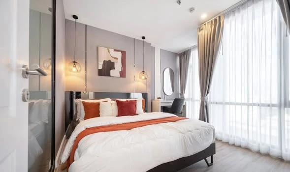 Selling 1-bedroom unit at Bangkok Horizon Sathorn-Narathiwas. Spacious living area and complete amenities. Book now!