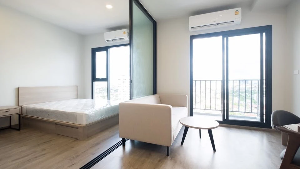 For sale Chapter One Flow Bangpo, high floor room, spacious, ready to move in, fully furnished, just come and move in!!!